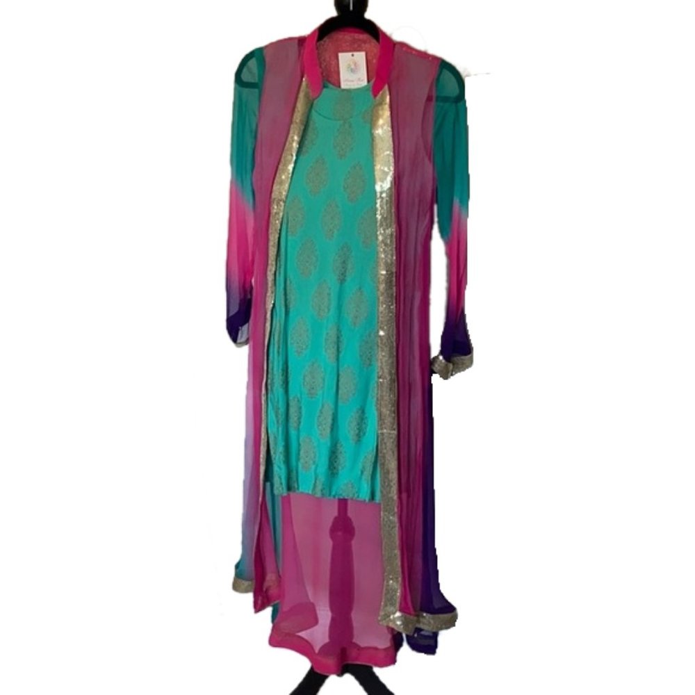 Girl’s Beautiful 3-piece Gown suit/Party wear